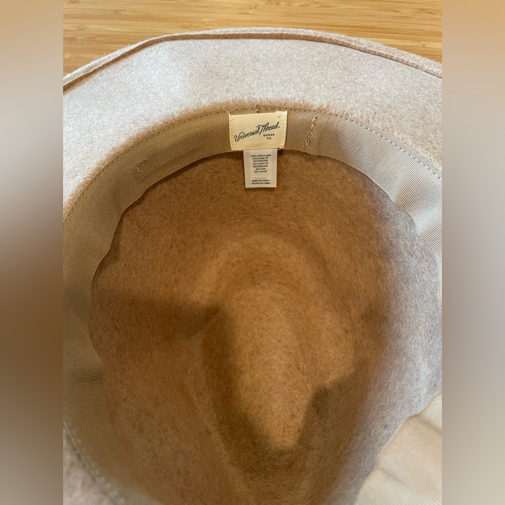 Universal Thread Western Wool Fedora Hat - image 4